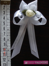 svadobné pierko biele kvet krémový